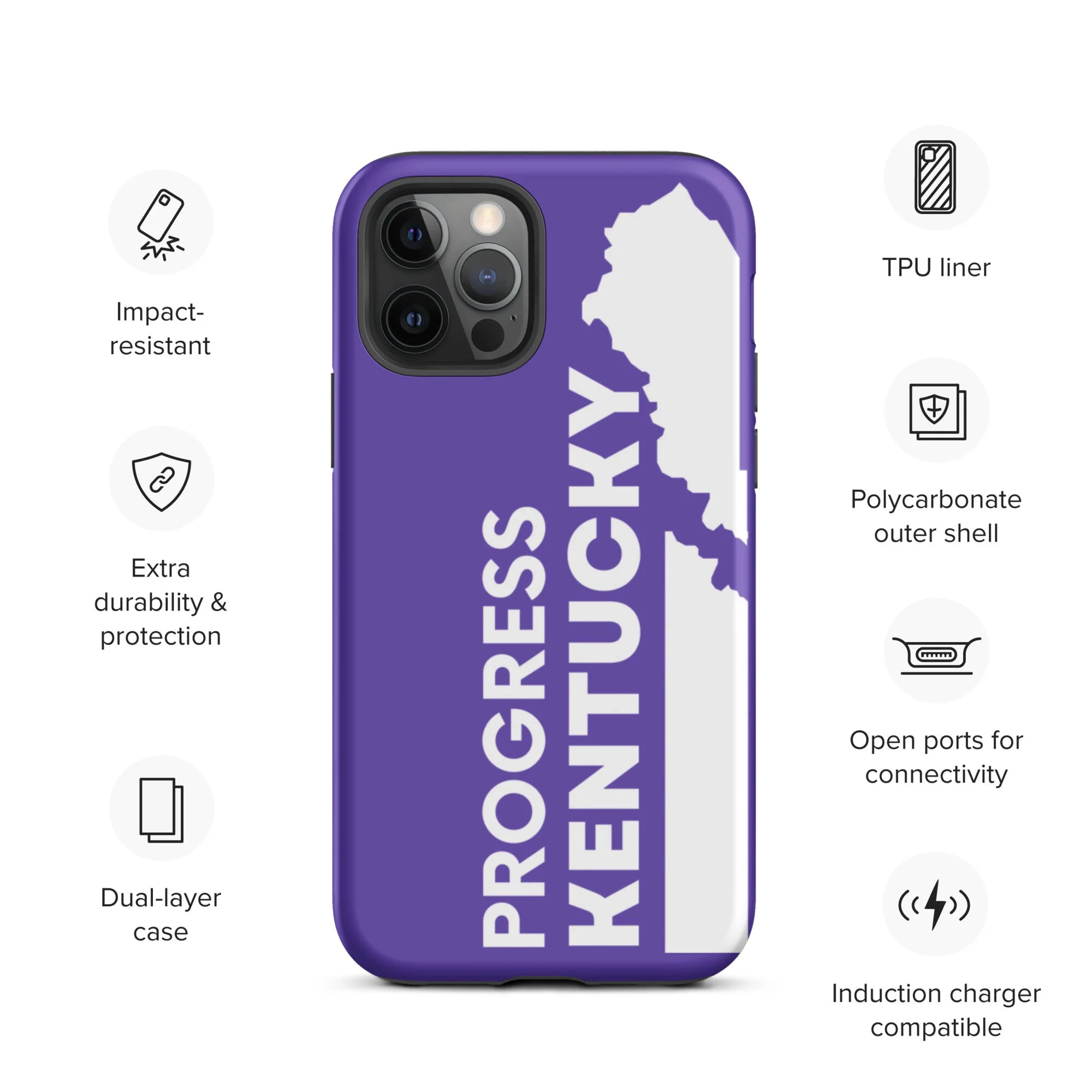 Progress Kentucky iPhone Case
