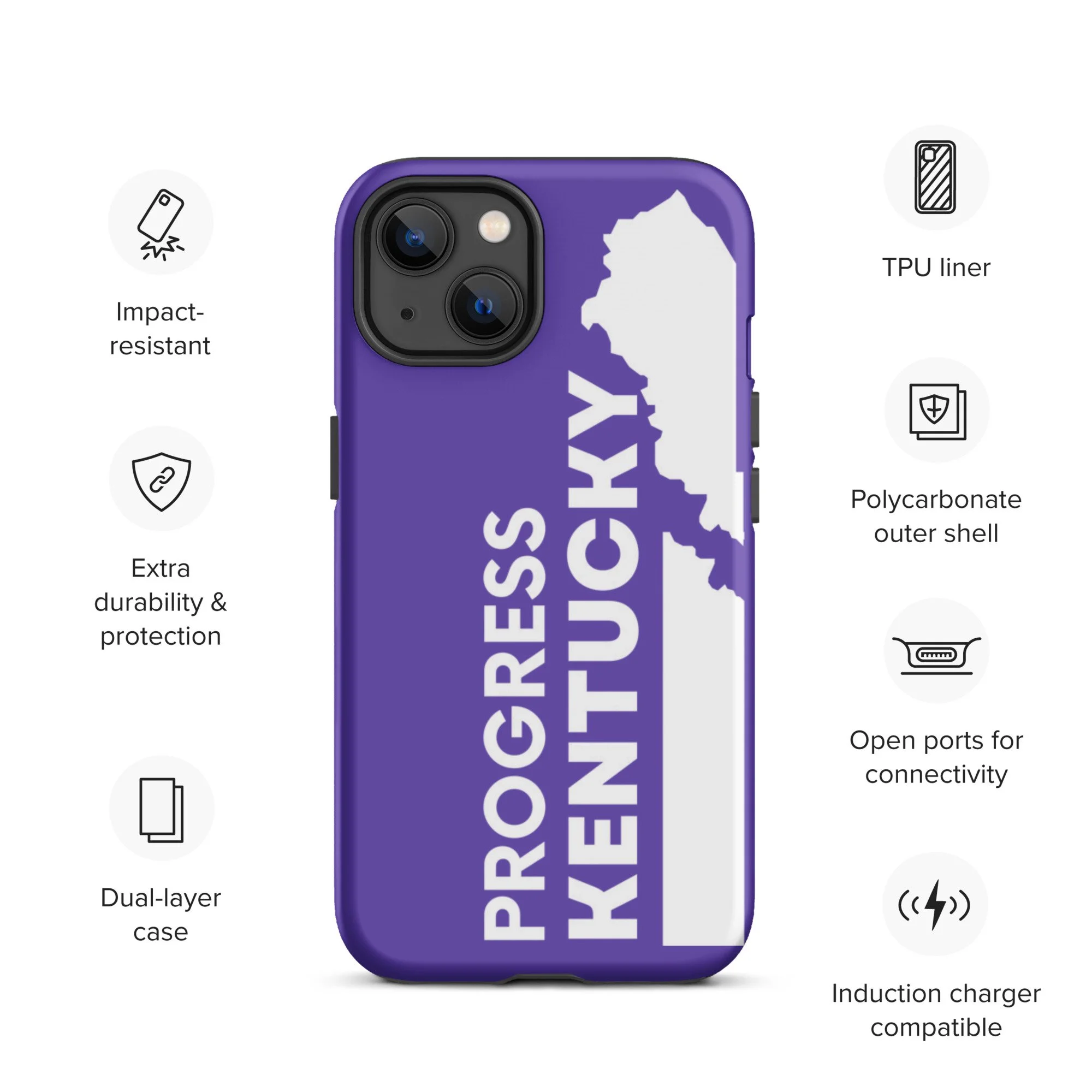 Progress Kentucky iPhone Case