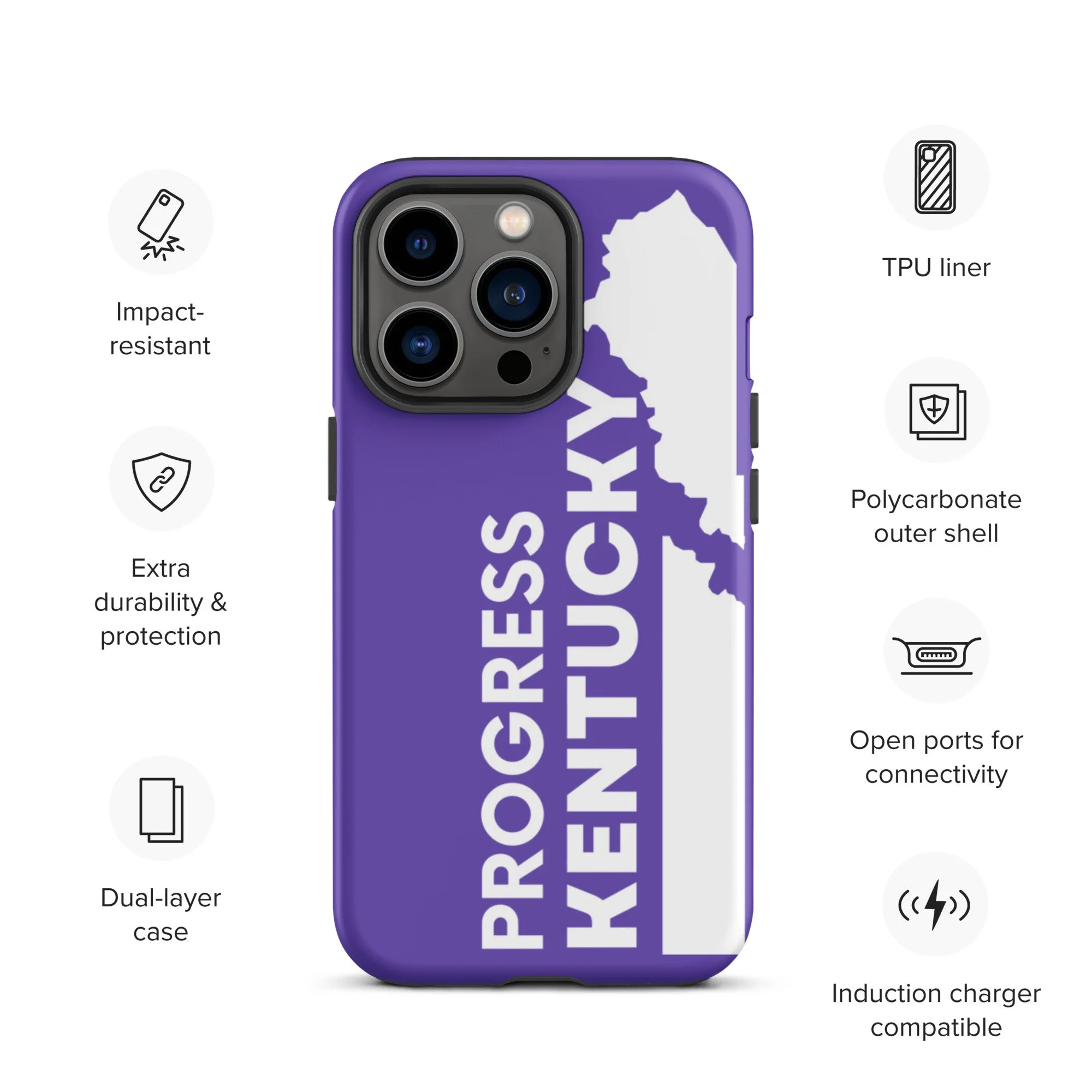 Progress Kentucky iPhone Case