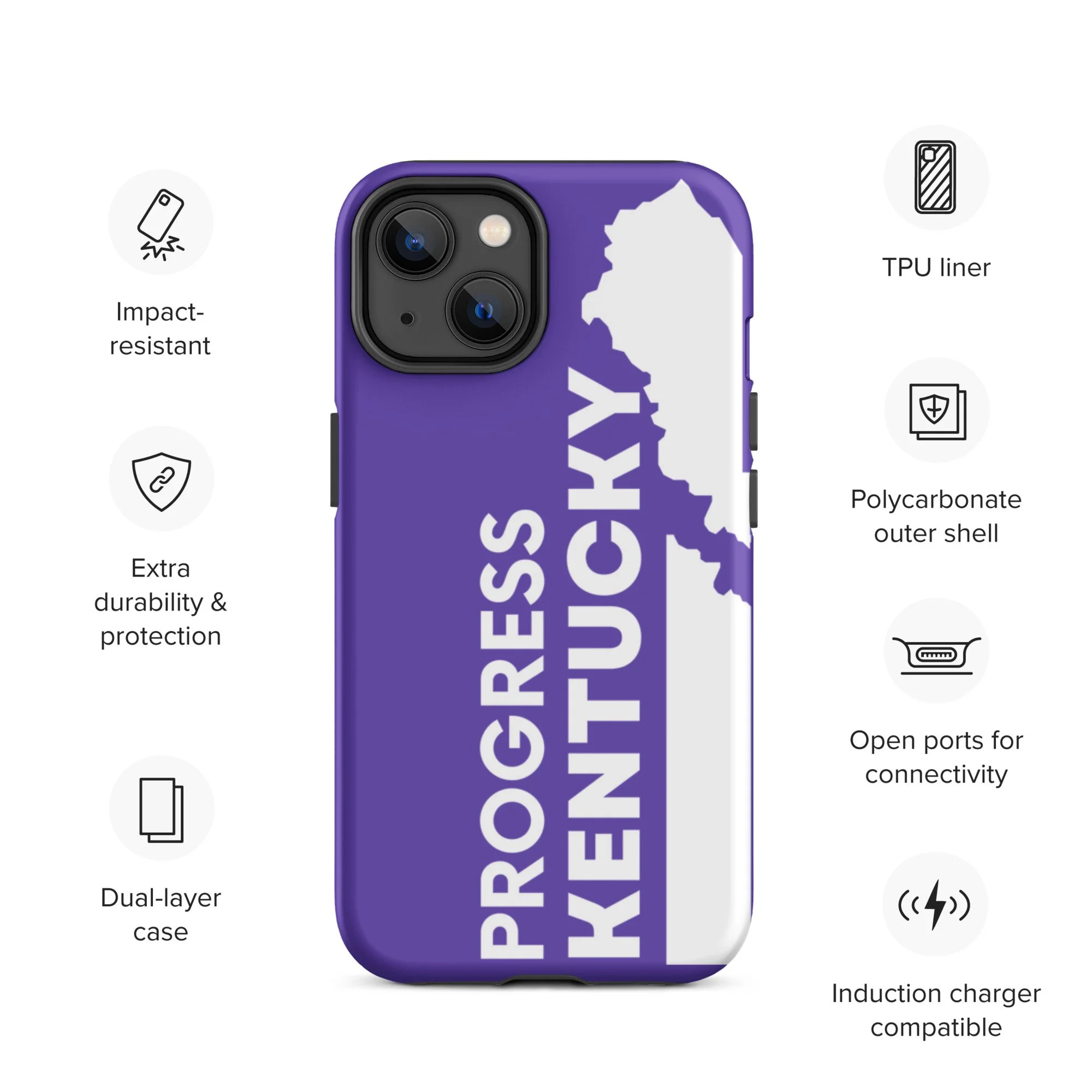 Progress Kentucky iPhone Case