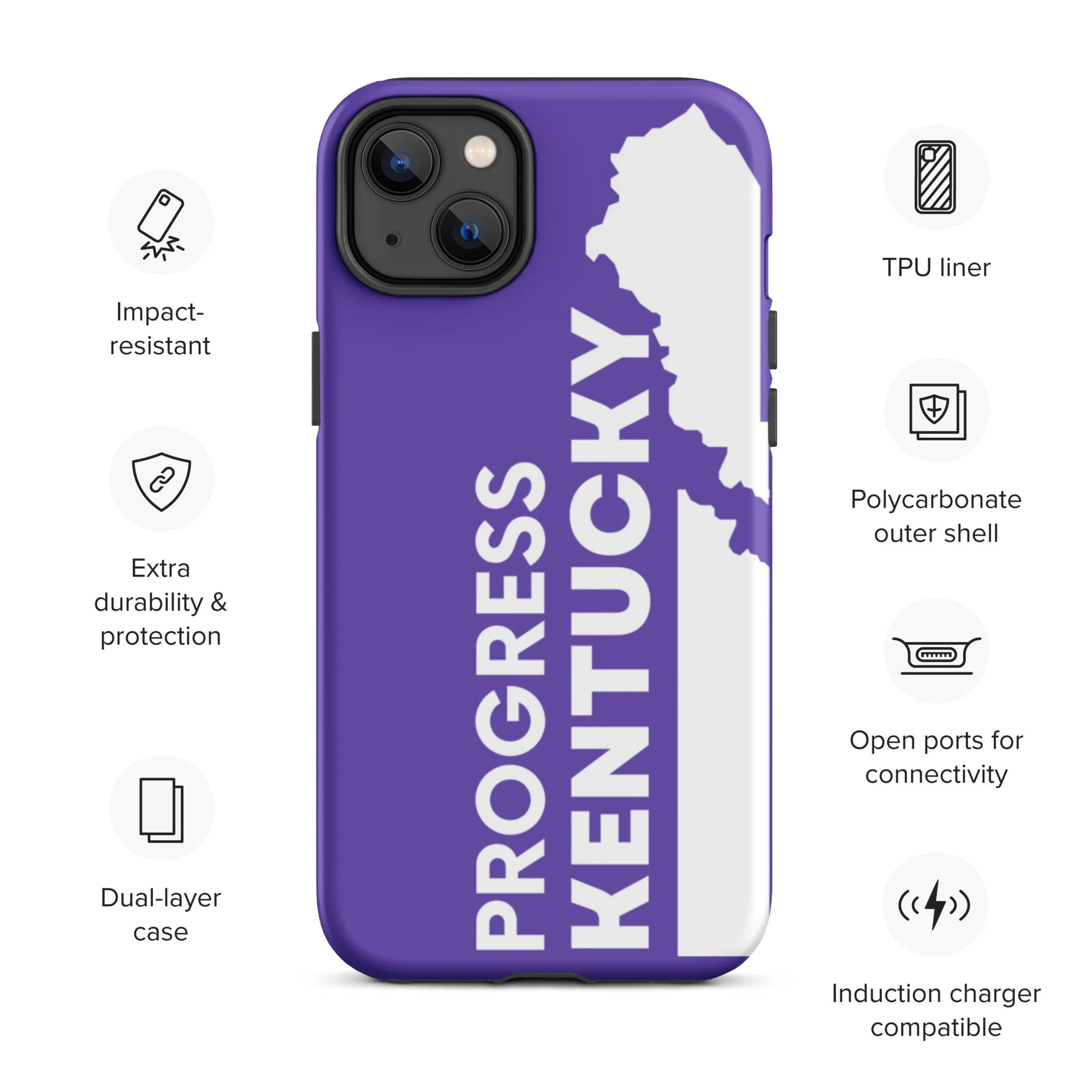 Progress Kentucky iPhone Case
