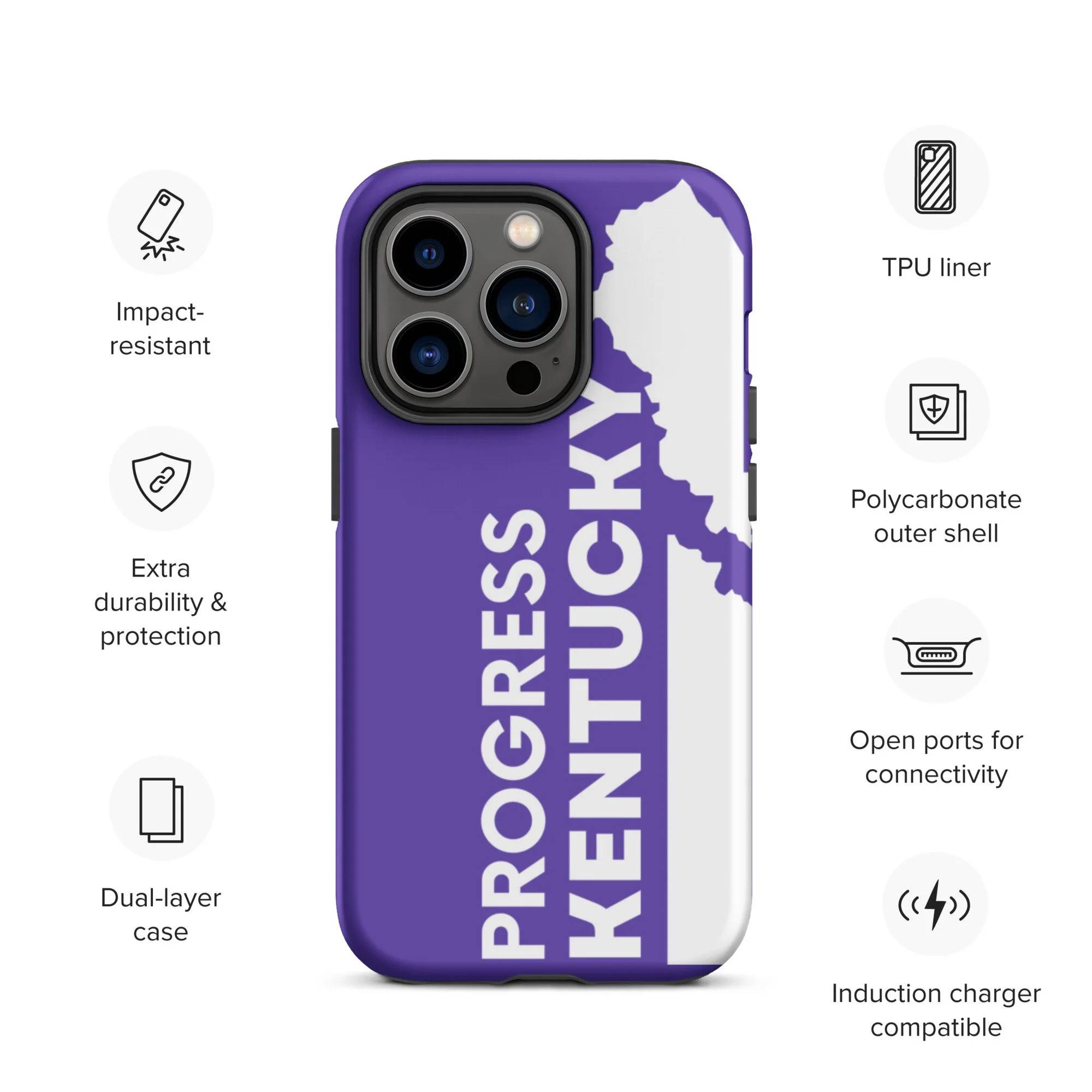 Progress Kentucky iPhone Case