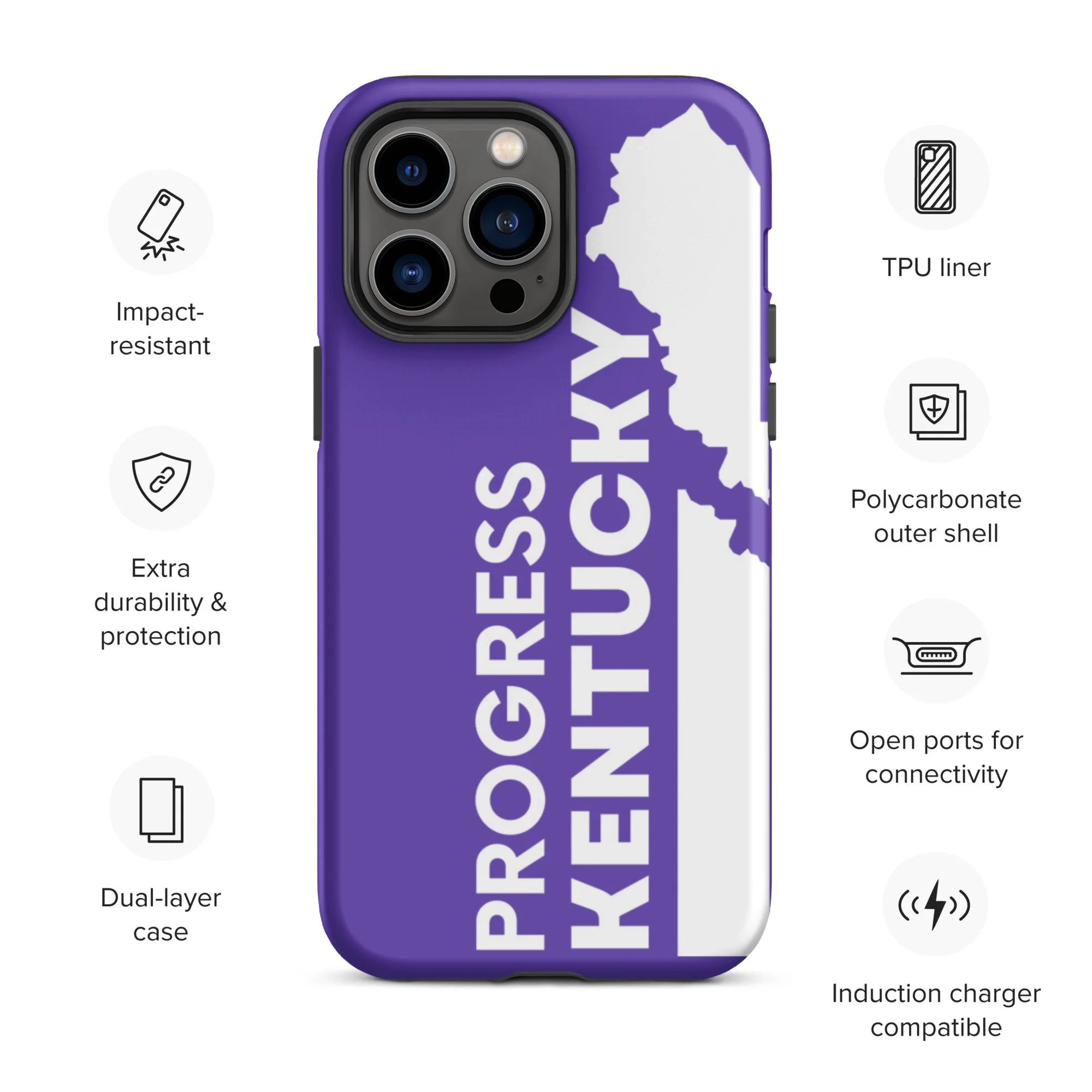 Progress Kentucky iPhone Case