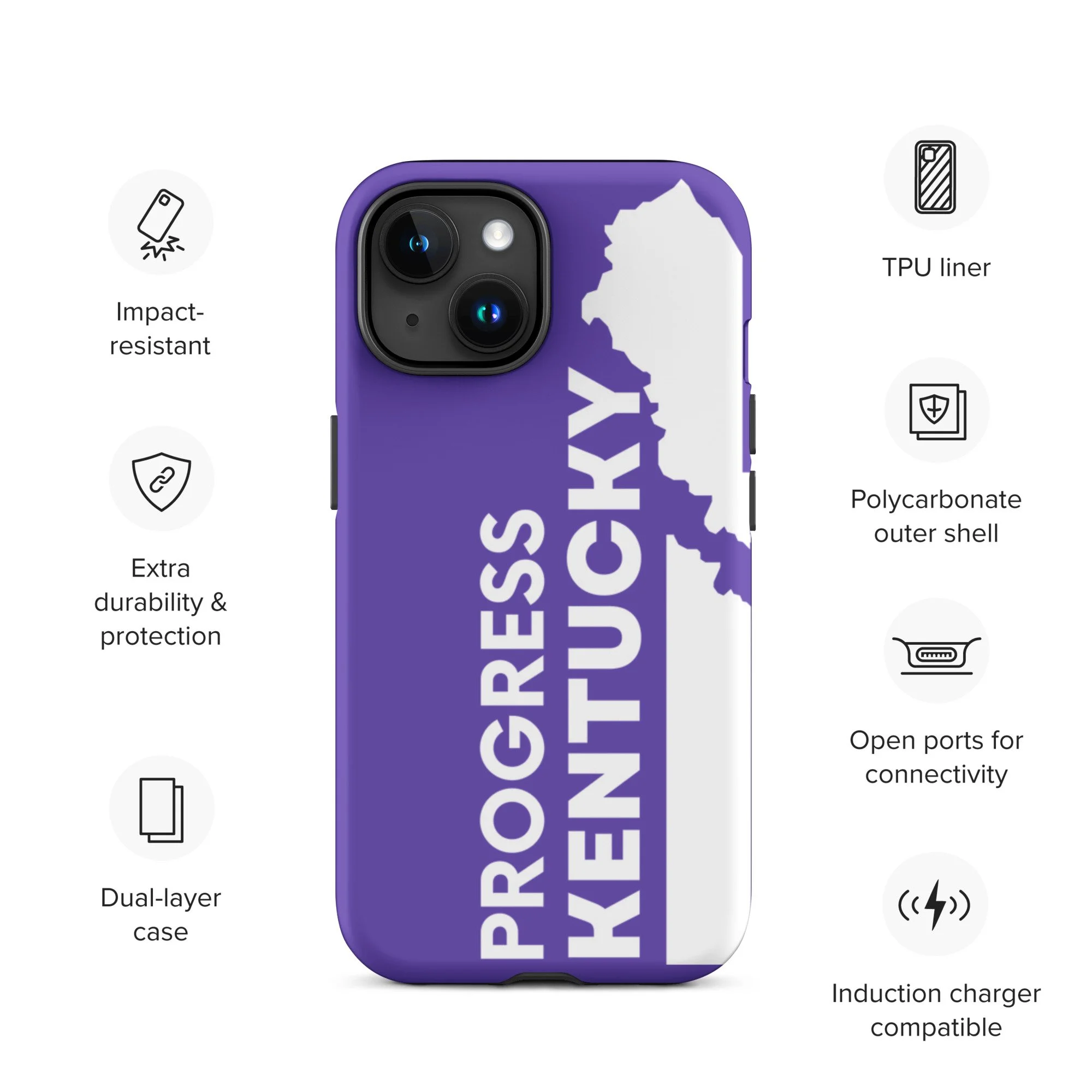 Progress Kentucky iPhone Case