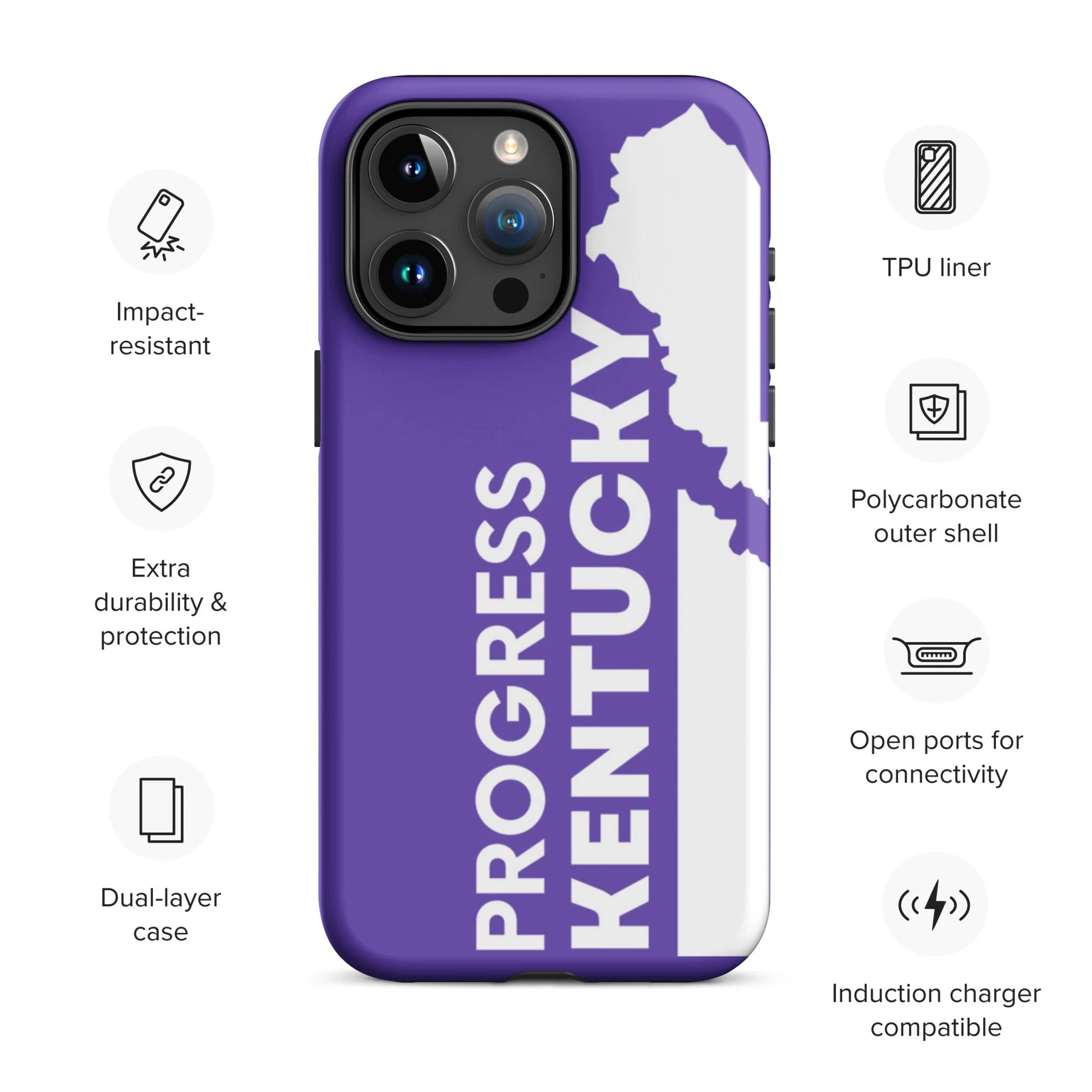 Progress Kentucky iPhone Case