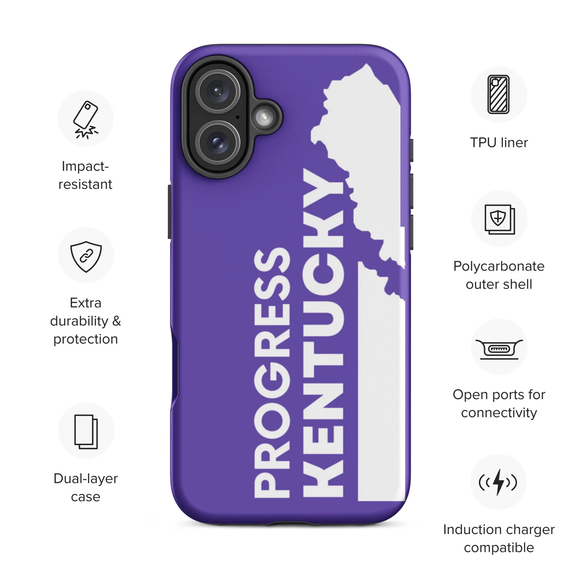 Progress Kentucky iPhone Case