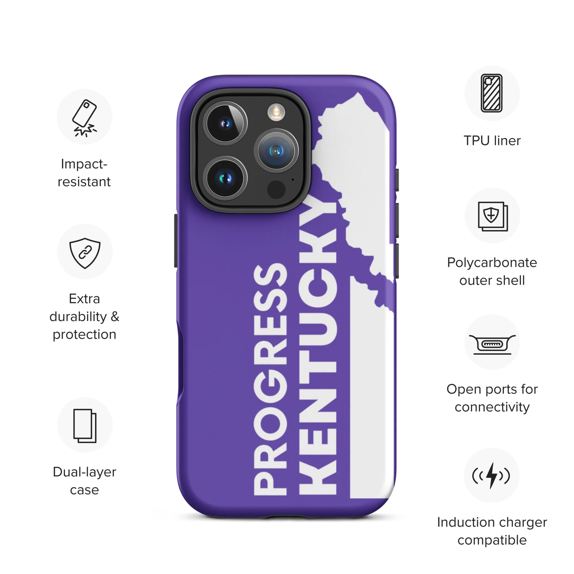 Progress Kentucky iPhone Case
