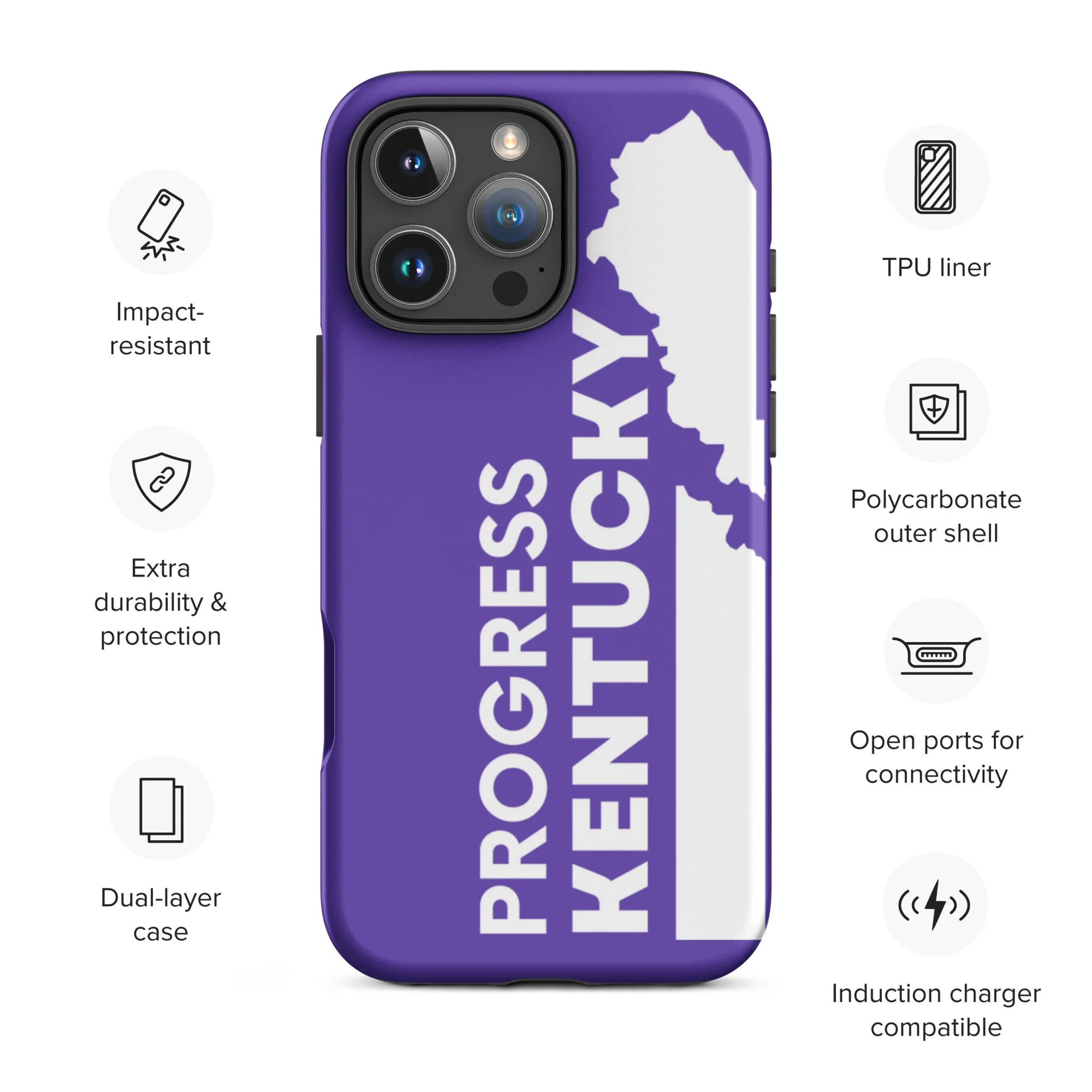 Progress Kentucky iPhone Case