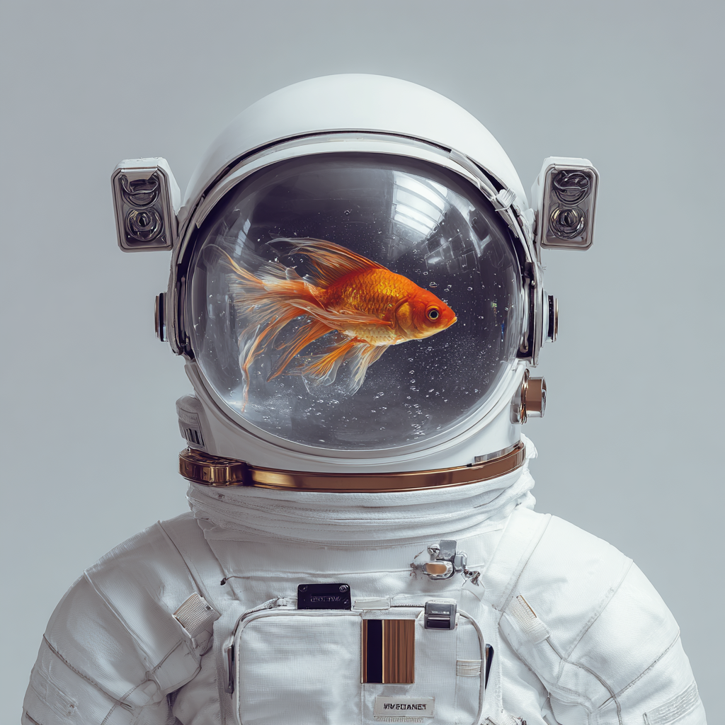 Rocket Man and Fish I