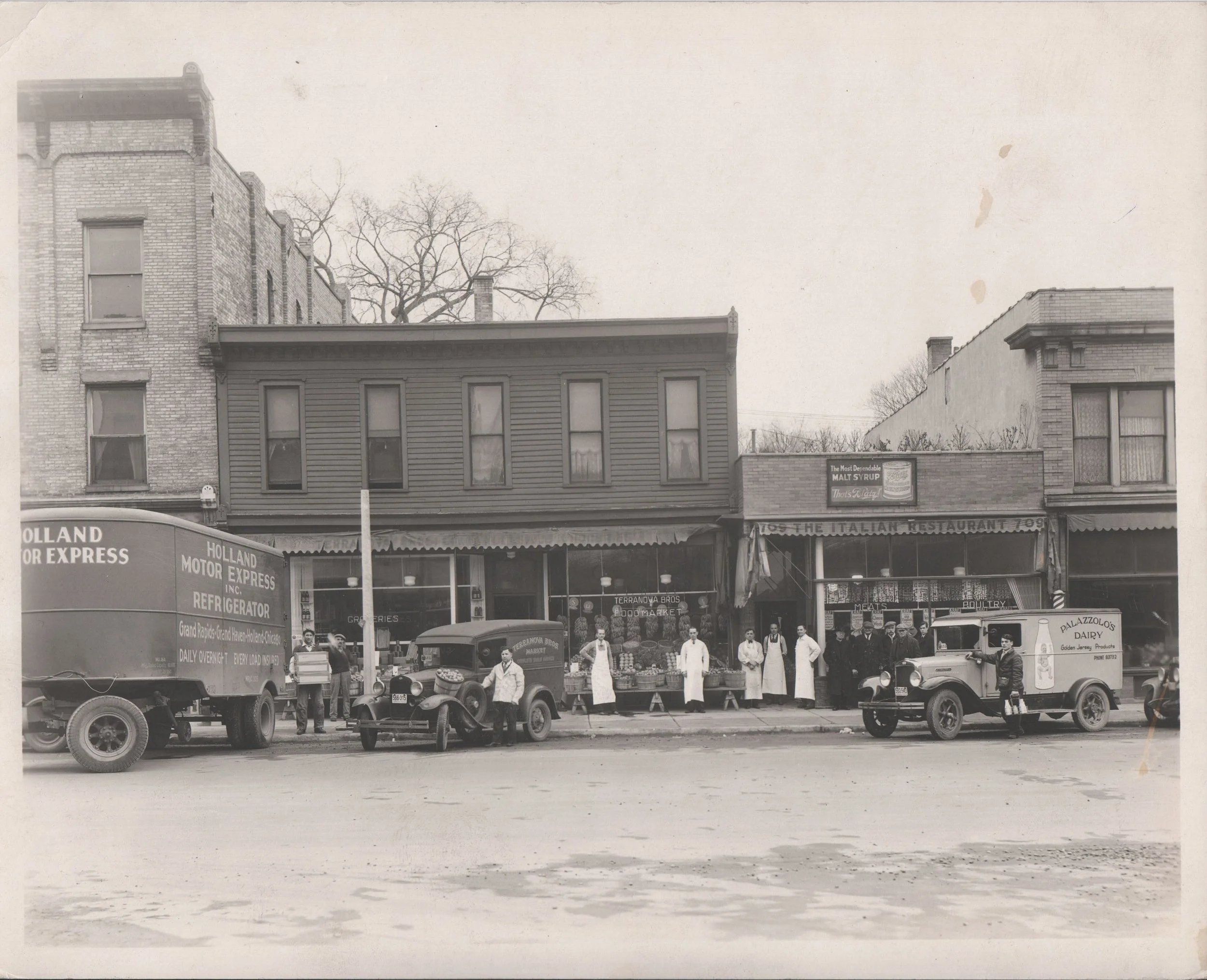 Terranova Bros Grocery & Palazzolo Dairy Truck