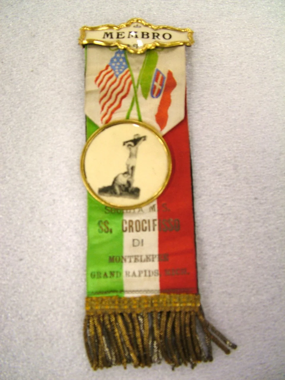 SS Crocifissa Society Membership Ribbon