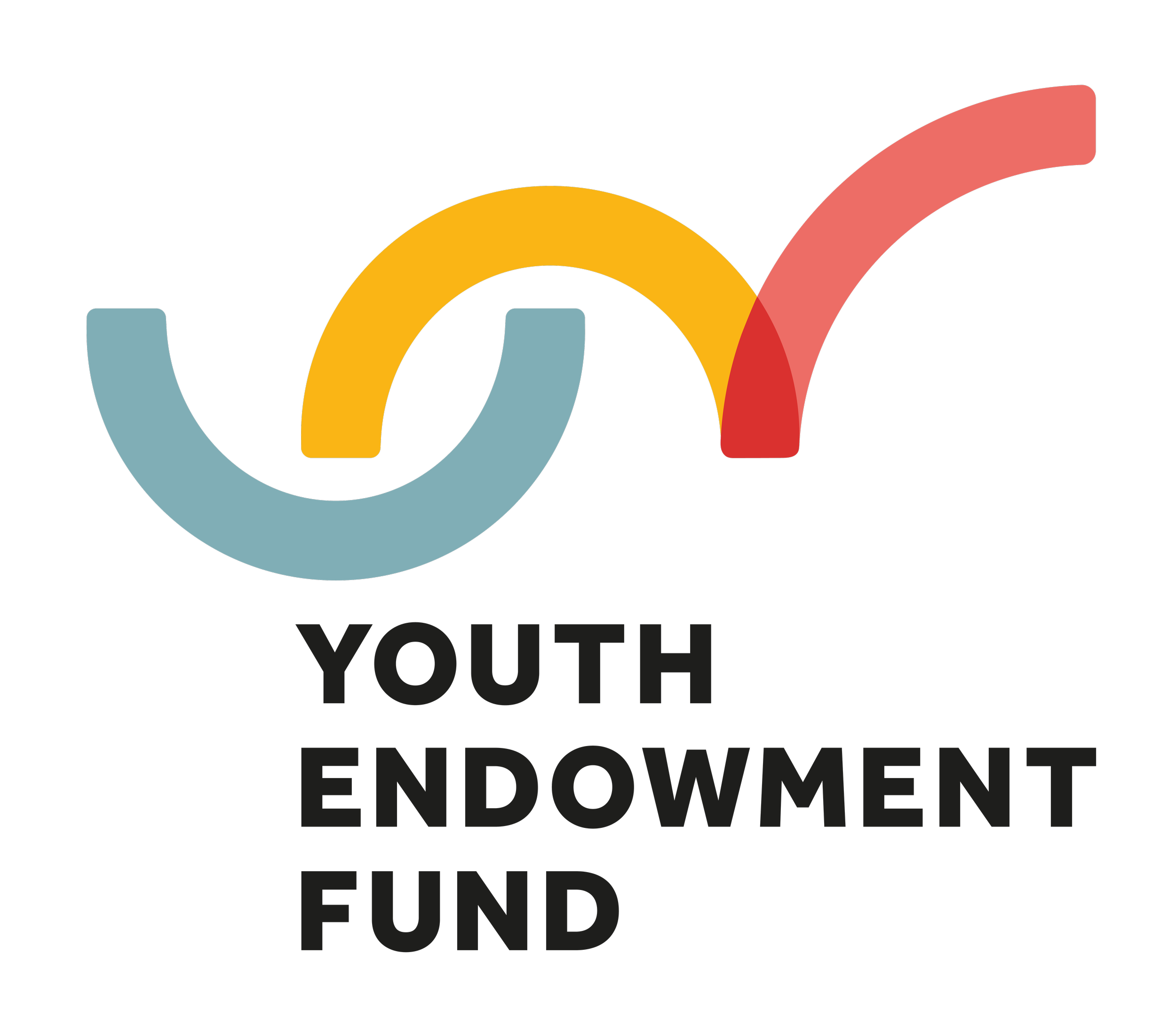 Logo of the Youth Endowment Fund featuring interconnected colorful arcs with the text 'Youth Endowment Fund' below.