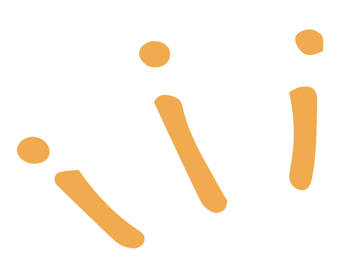 Black background with abstract, gold-colored lines and dots forming a semi-circular pattern.