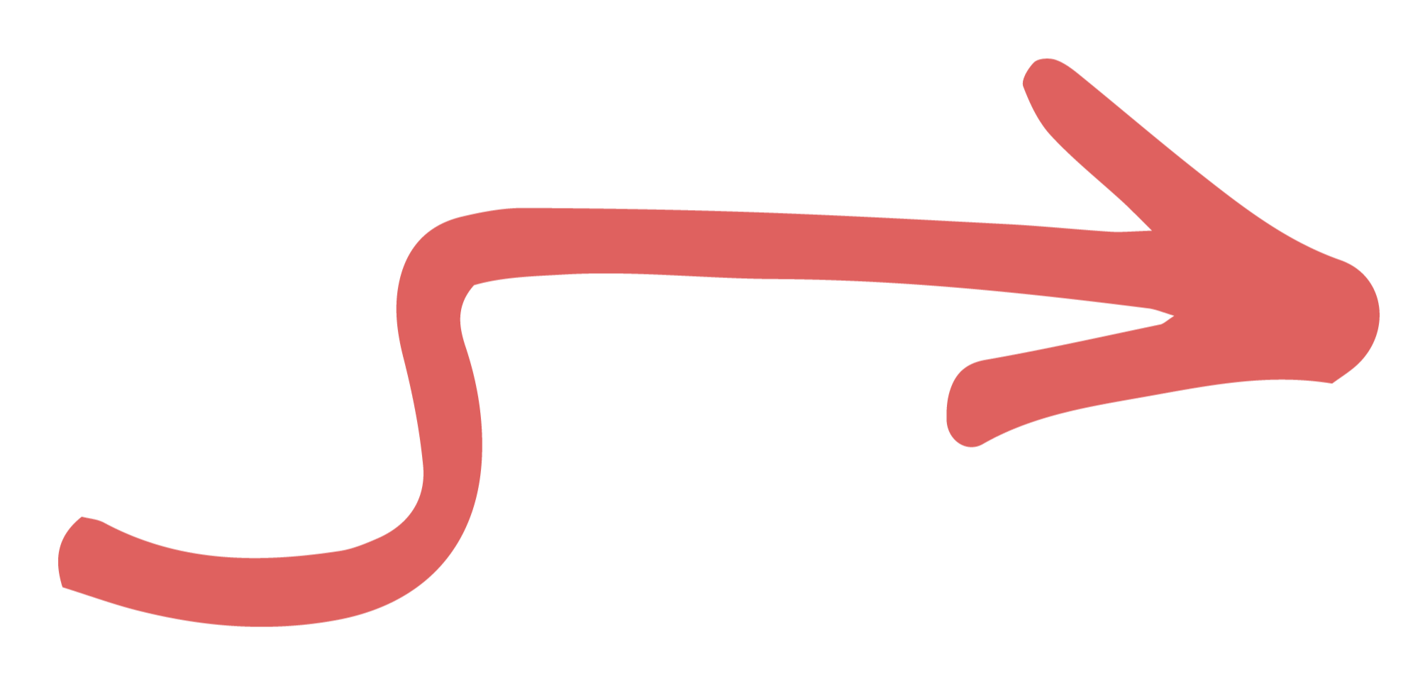 Black text says "Stop saying 'I can't'" with a pink arrow pointing right beneath it.