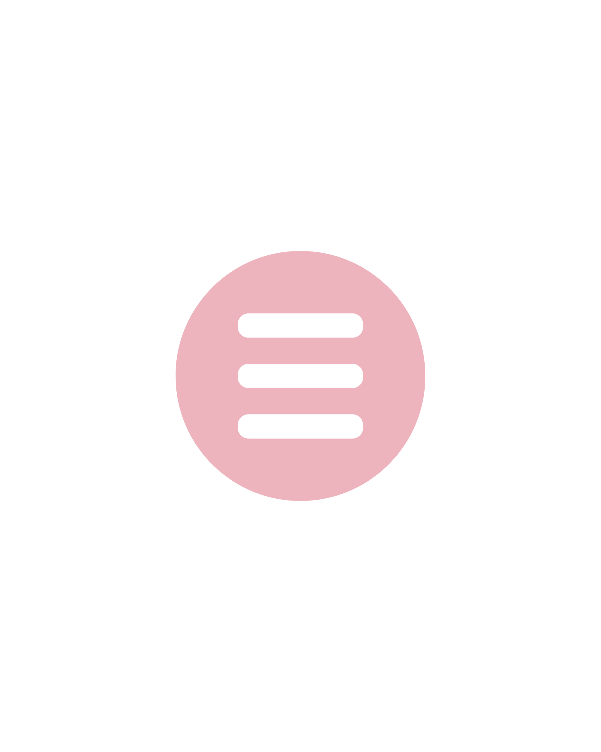 Illustration of a person with a face mask on, wearing a black shirt, with a pink circle in front of the face depicting a mask.