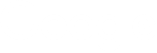 Google logo in white