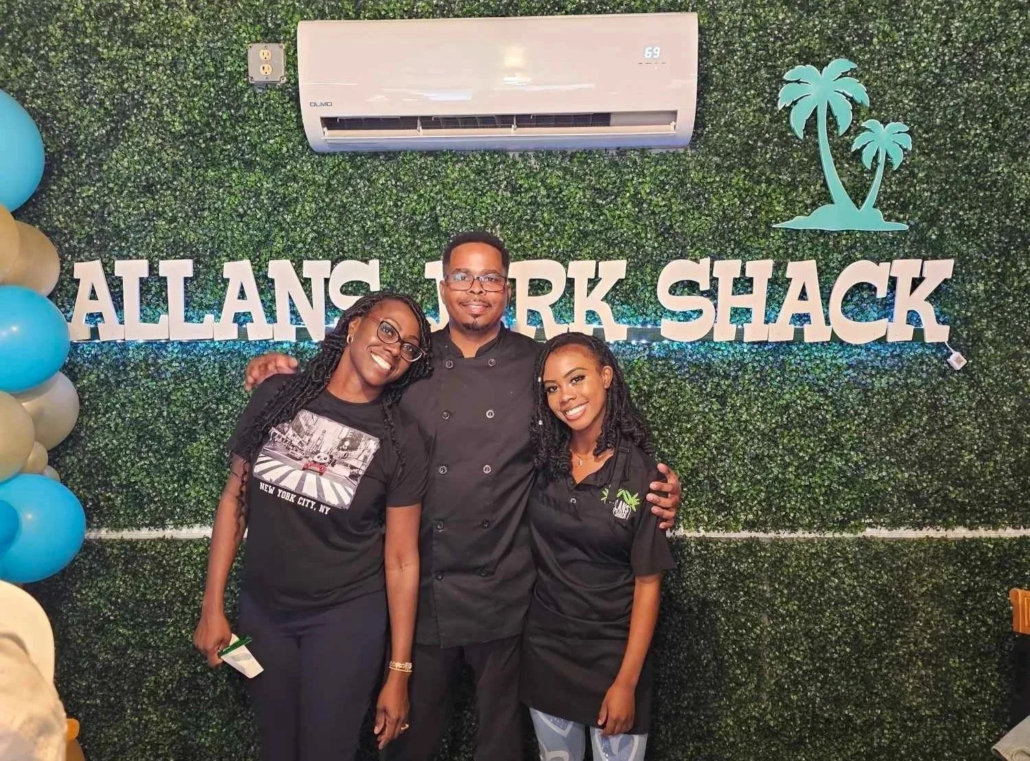 Allan's Jerk Shack Owners and Family