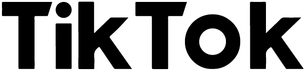 Tik Tok logo in black