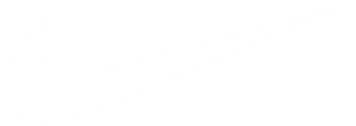 A large white Nike swoosh logo