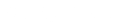 Vanguard logo in white