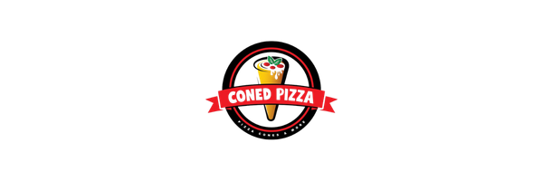 Coned Pizza Logo