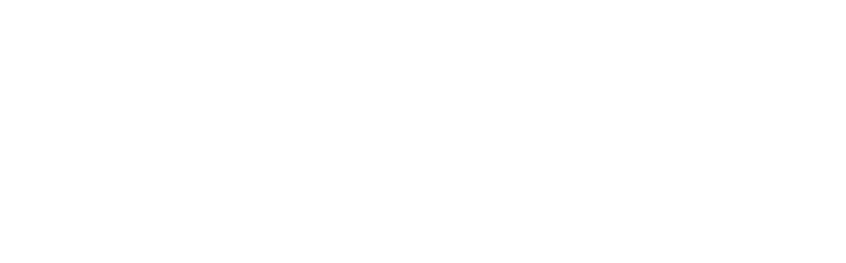 Cedar Sinai logo in white featuring interconnected circles to the left of the text