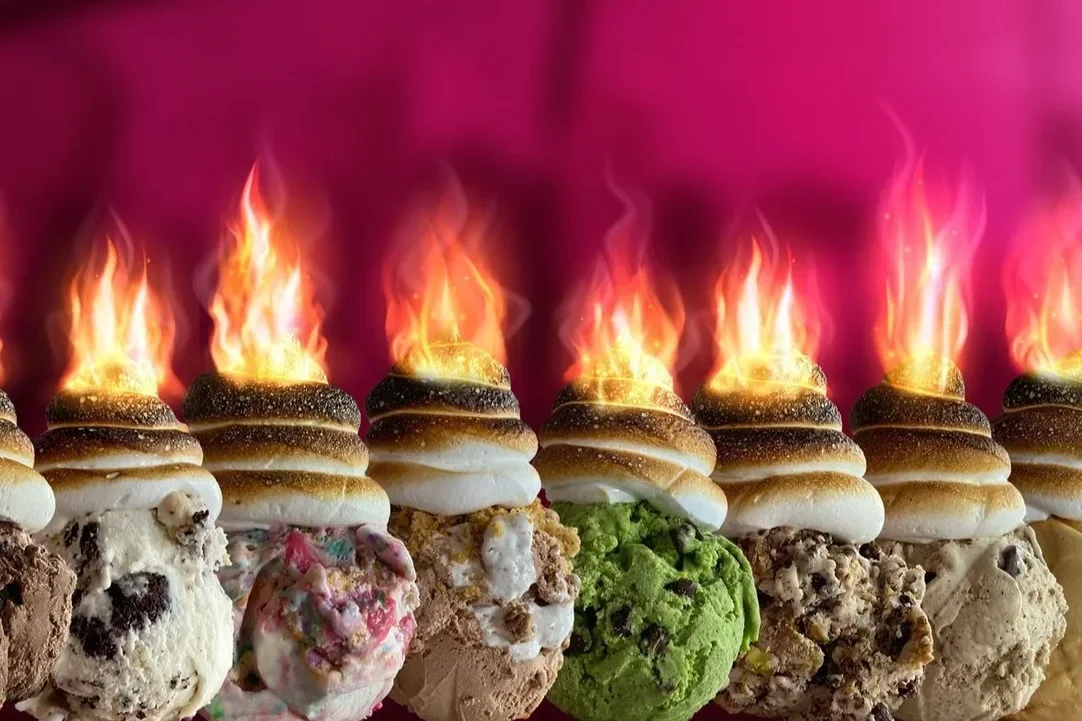 Meringue-Topped Ice Cream