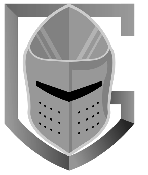 Gilded Knight logo.