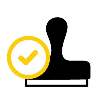 stamp of approval icon