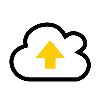 Upload to cloud icon