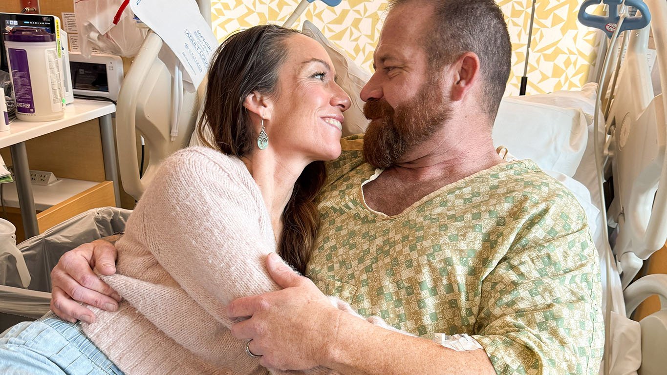 Dan and Andrea staying close during a hospital stay.jpg