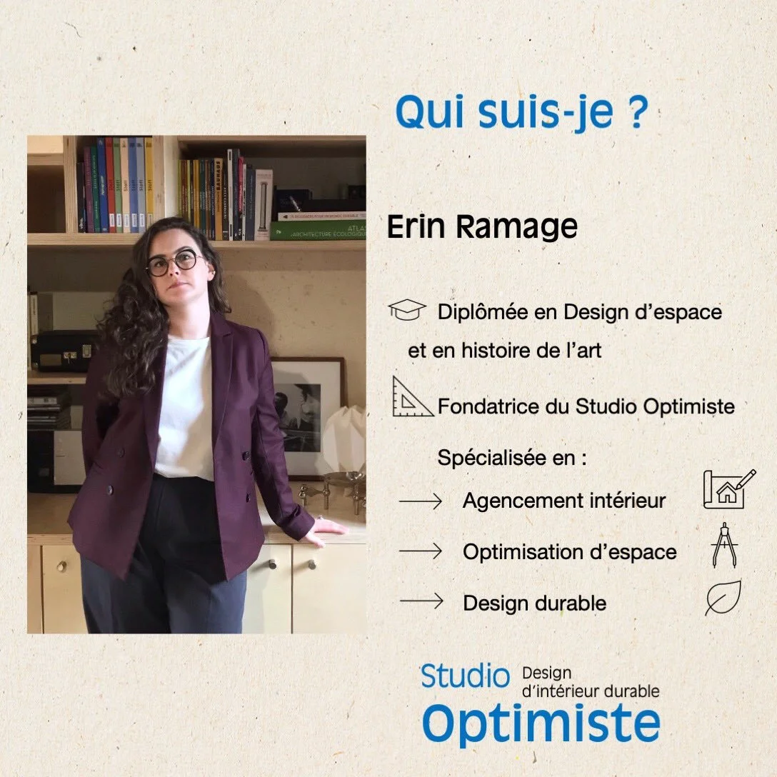 l PR&Eacute;SENTATION l

&bull; Passionn&eacute;e d&rsquo;art et d&rsquo;architecture depuis l&rsquo;enfance, j&rsquo;ai toujours su que j&rsquo;en ferai mon m&eacute;tier.

&bull;Dipl&ocirc;m&eacute;e en design design d&rsquo;espace et en histoire d