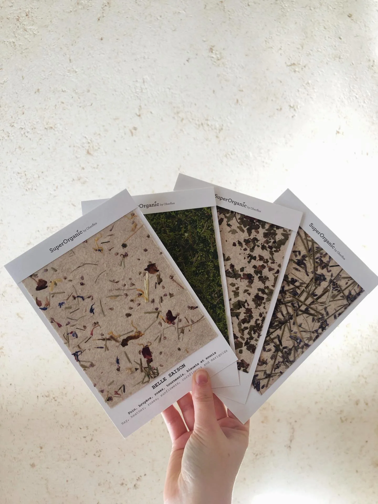 R&eacute;ception des nouveaut&eacute;s de la collection SuperOrganic de chez Oberflex pour des rev&ecirc;tements muraux 100% naturels (p&eacute;tales de fleur, paille de bois, lichen etc..) et un int&eacute;rieur qui enchante les sens. ✨

C&rsquo;est