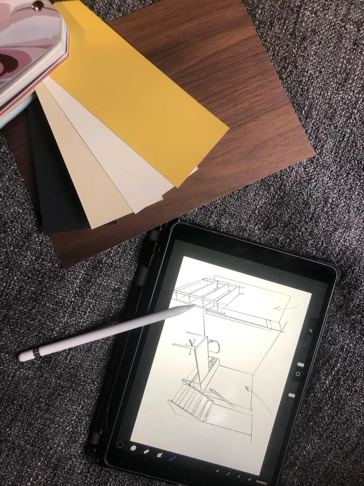 l MOODBOARD l Recherche d&rsquo;harmonie et d&rsquo;agencement pour un espace qui deviendra un bureau. Croquis et choix des couleurs r&eacute;alis&eacute;s au cours d&rsquo;une s&eacute;ance de coaching d&eacute;co de deux heures. 

Vous voulez faire