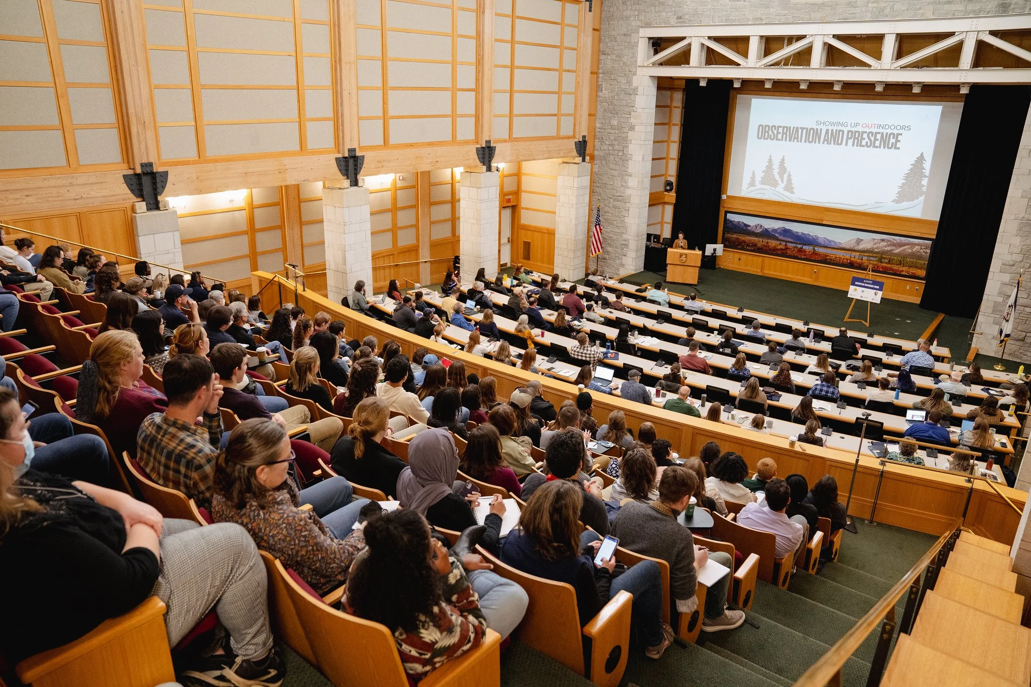 sometimes i talk about things in front of a lot of people! this was a plenary at the National Conservation Training Center // Alliance for Chesapeake Bay Watershed Forum. i may be nervous but i love speaking on what i believe in and getting people ac