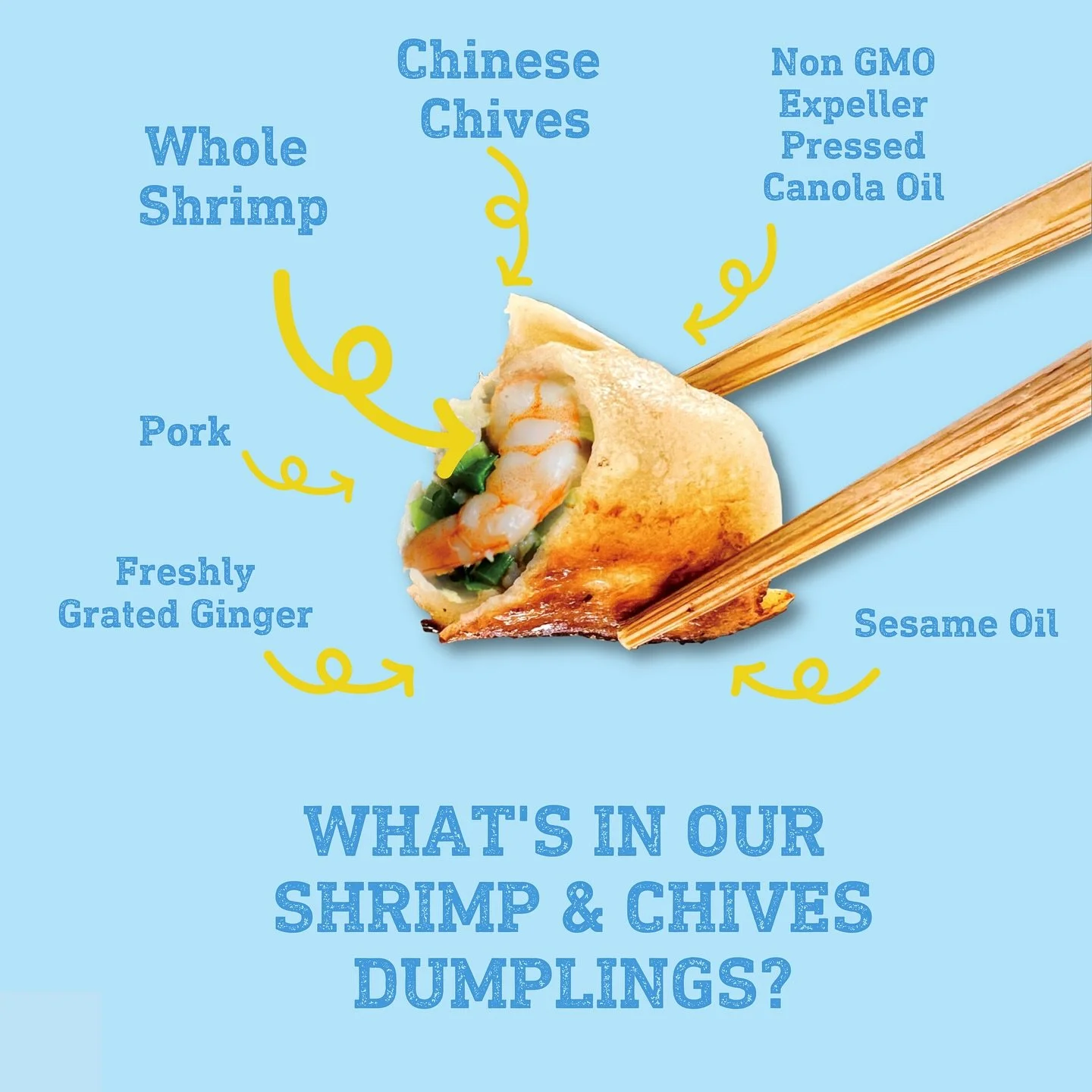 Juicy, savory, and packed with flavor 🥟✨
Our shrimp &amp; chives dumplings are a flavorful fusion of whole shrimp, pork, chives, freshly grated ginger and love ❤️. With thin wrappers and generous fillings, they&rsquo;re the perfect balanced meal in 
