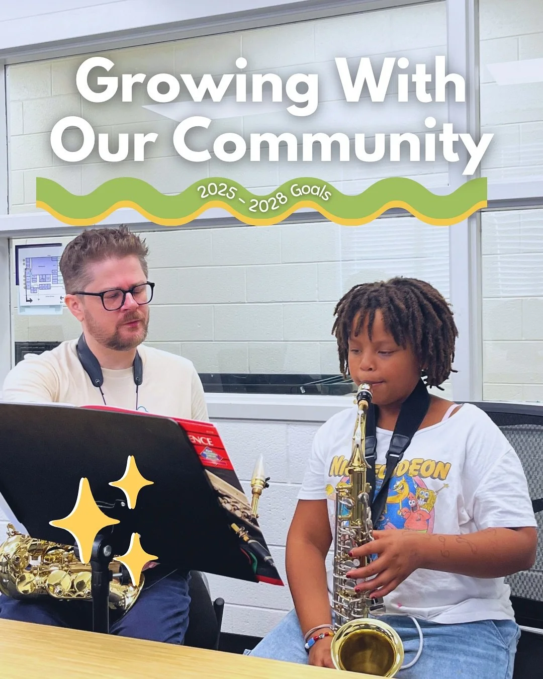 Everything we do starts with one belief:
every child deserves the chance to experience music.
These goals carry that belief forward in expanding access, strengthening community support, and keeping music education within reach for students across Ric