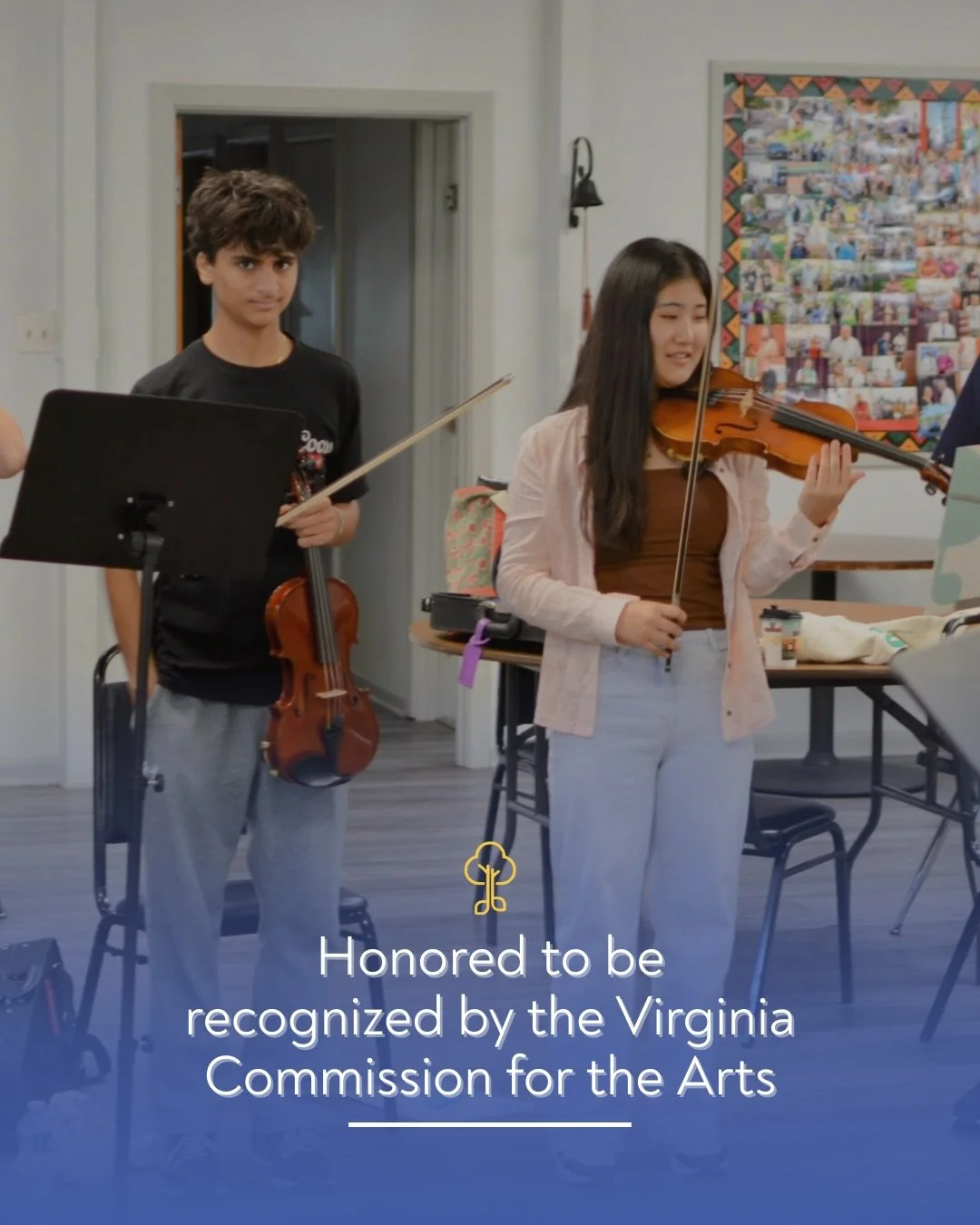 We&rsquo;re honored to be recognized by the Virginia Commission for the Arts as part of their teaching artist roster.

Support from VCA helps make high quality arts education more accessible across Virginia, especially in communities where opportunit