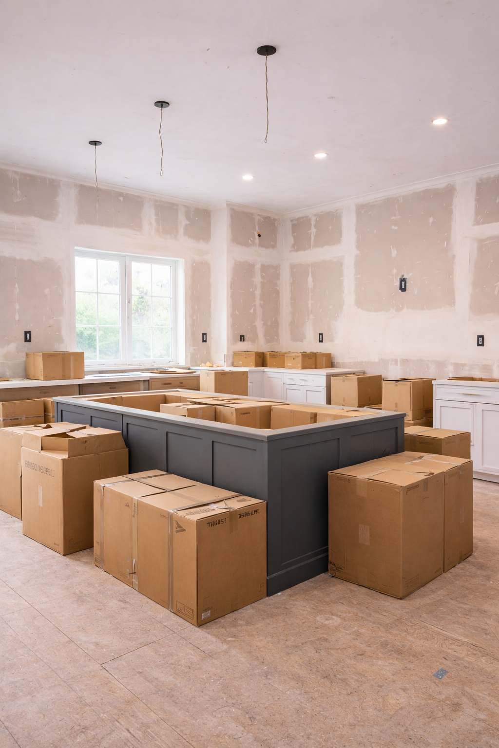 Kitchen remodeling construction phase in McLean, VA