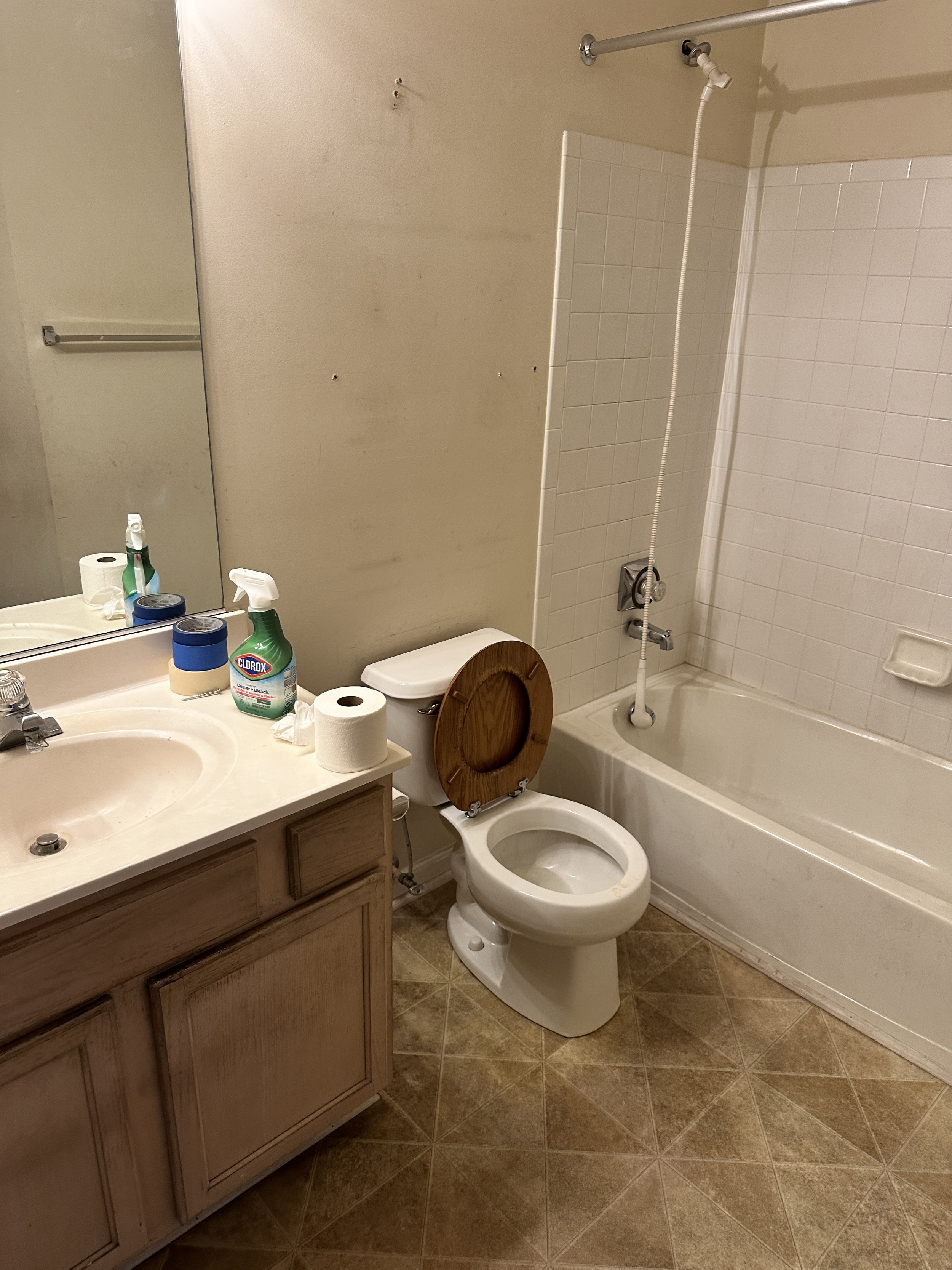 Primary Bathroom Before Renovation