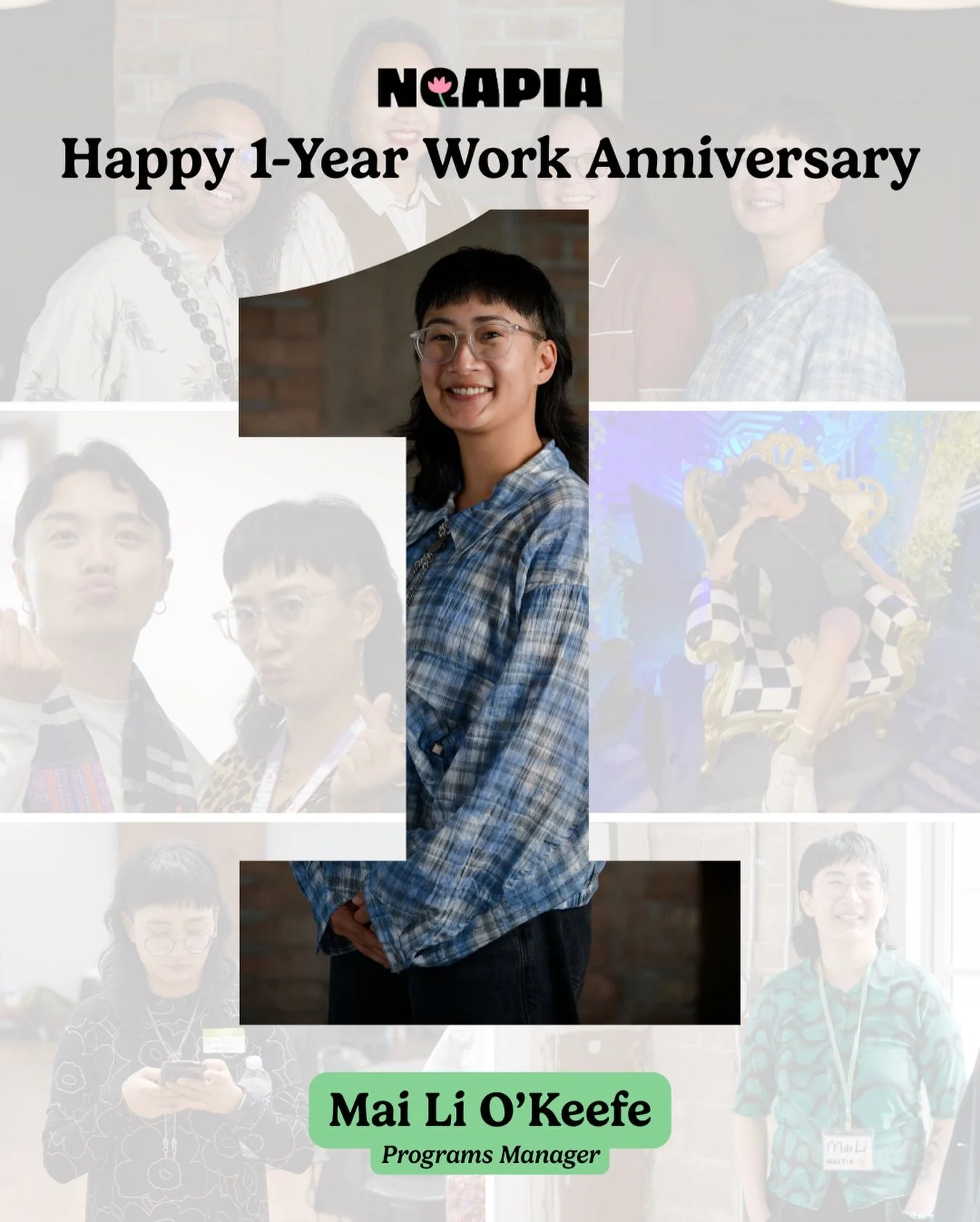 🎉 It&rsquo;s Mai Li&rsquo;s one-year anniversary at NQAPIA &mdash; and what a year it has been.

From convenings and community spaces to the countless details that make our programs feel intentional and welcoming, Mai Li shows up with thoughtfulness