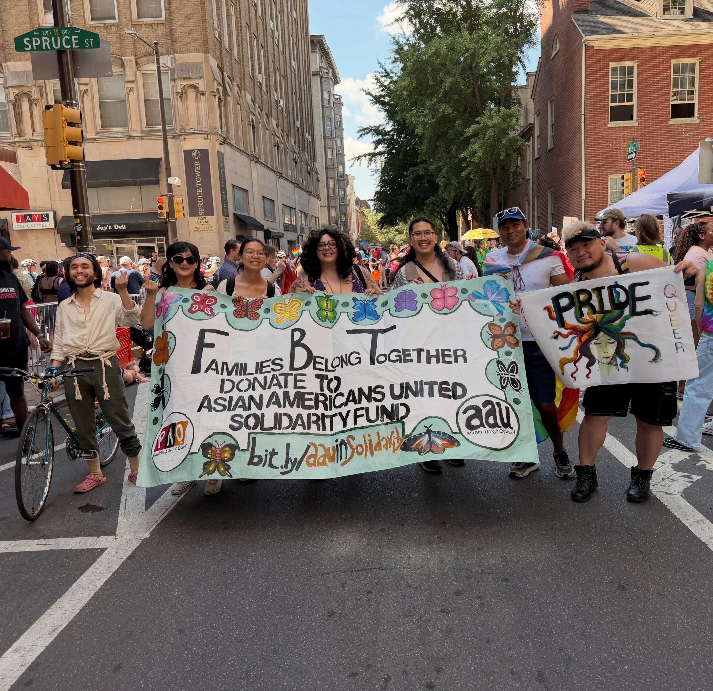 Families belong together. Full stop. 🦋

At a time when immigrant families are being torn apart by detention, deportation, and fear, we marched with that truth at the center of our hearts.

Proud to have walked alongside our friends at @phillyasianqu