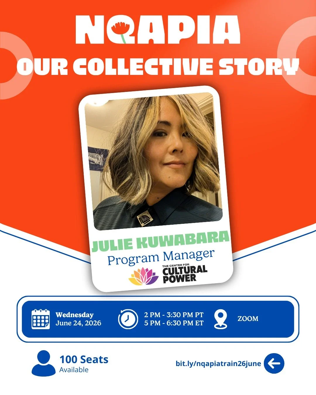 Your story is more powerful than you think. ✨

What connects our personal experiences to the collective future we're trying to build?

Join us for Our Collective Story, an interactive workshop led by @jularie Julie Kuwabara (she/her), Program Manager