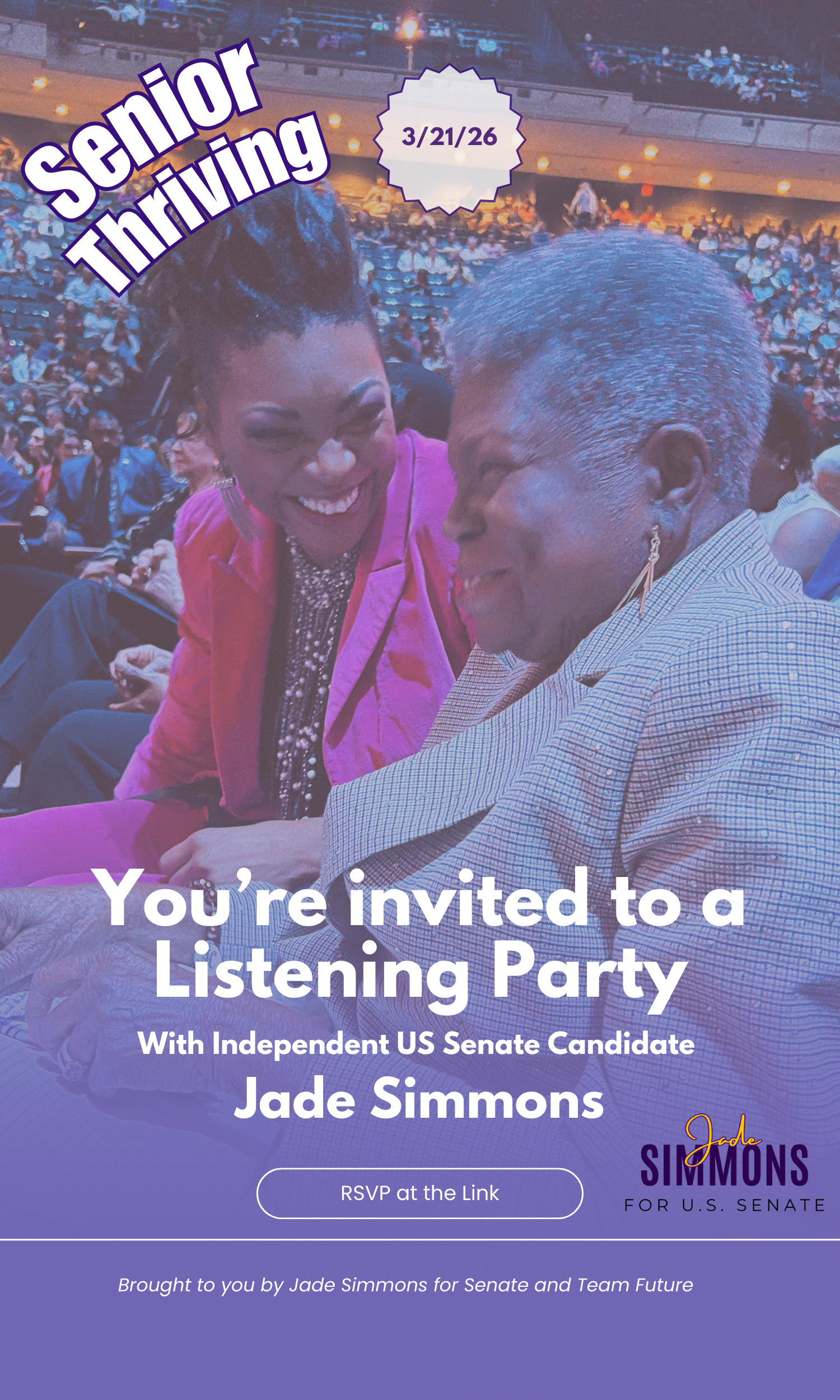 Senior Thriving Listening Party