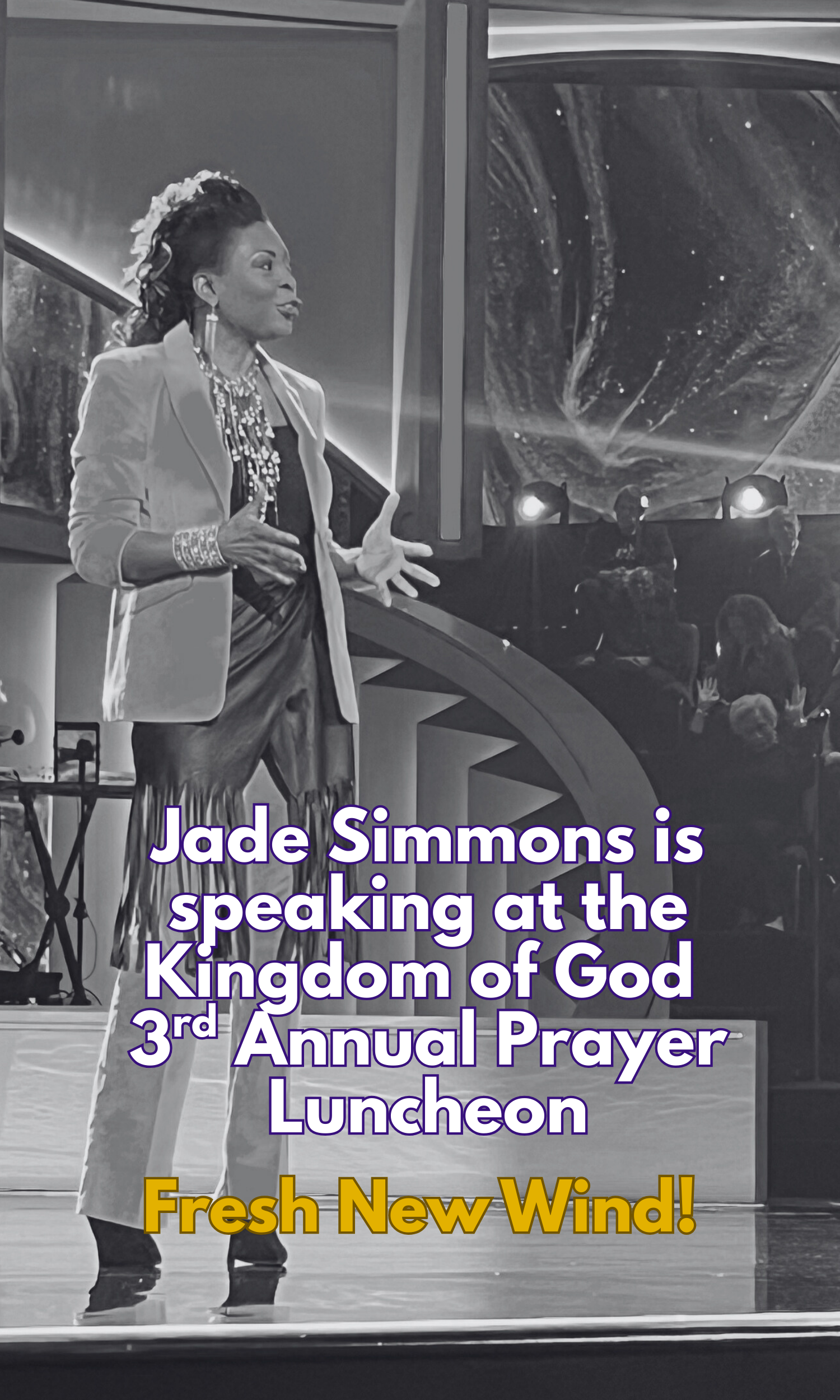 Jade to speak at kingdom of god prayer luncheon