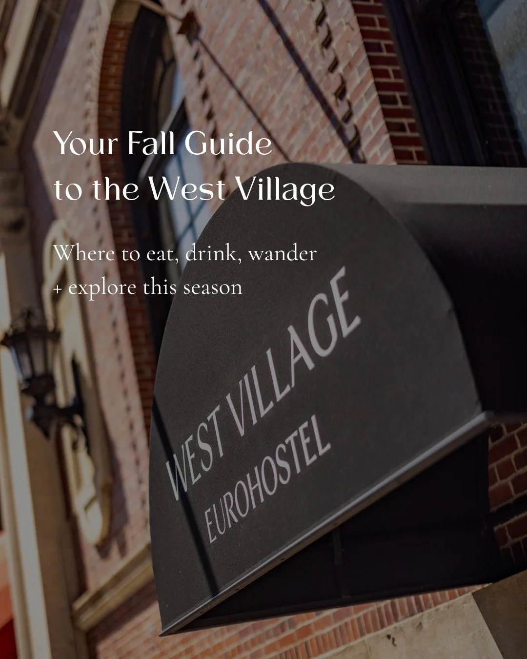Fall in the West Village just hits different. Crisp walks, cozy dinners, neighborhood shops, changing leaves and a good glass of wine at the end of the day.
ㅤ
We put together our Fall Guide to the West Village with a few of our favorite places to eat