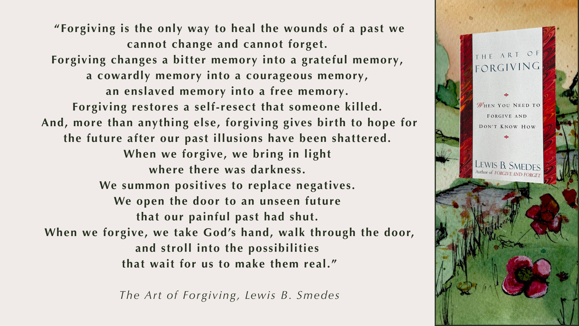 Slides from Forgiveness - The Road to Healing