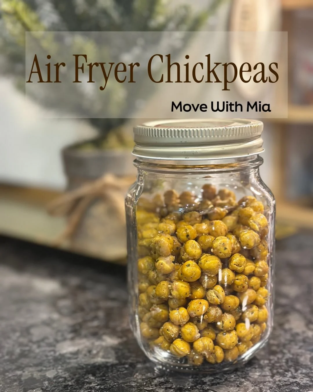 ✨Air Fryer Chickpeas✨

All you need is one can of chickpeas, a drizzle of oil (think olive, avocado, or coconut), and your favorite seasoning (think garlic powder, smoked paprika, chili flakes, or even cinnamon + sea salt).

Rinse and dry the chickpe