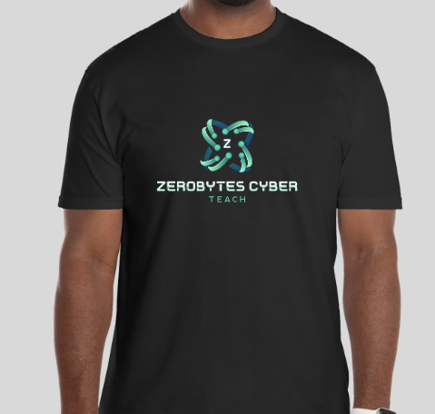ZeroBytes Cyber Teach Logo T-Shirt