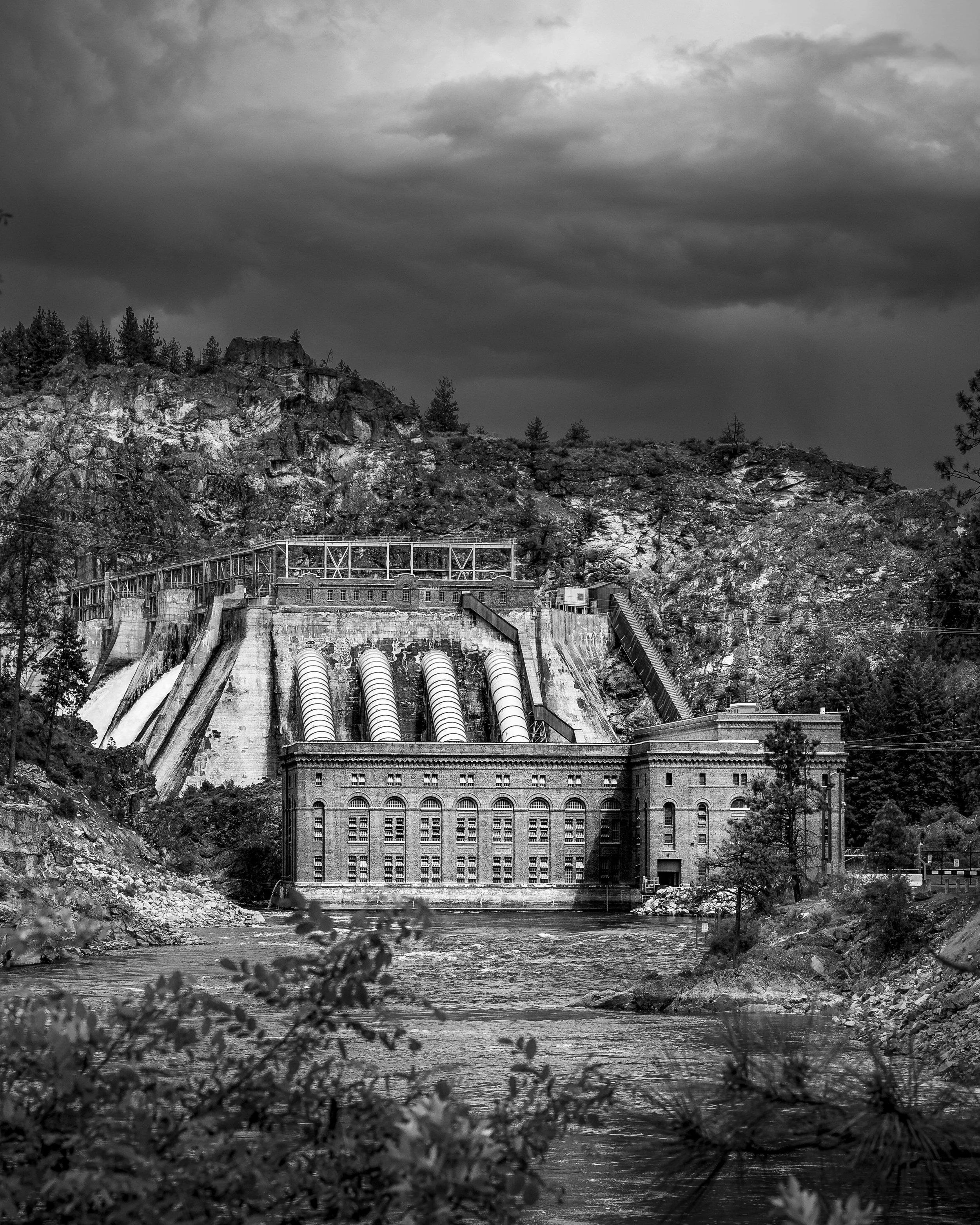 Long Lake Dam - 16x20" Framed Fine Art Print - Limited Edition of 5